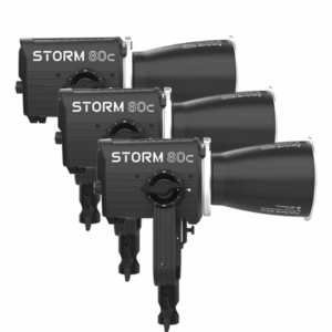 Kit 3 Spotlight Aputure Storm 80C En Tunisie